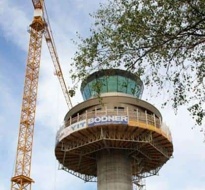 Leistungsfortschritt am Salzburg Airport Tower