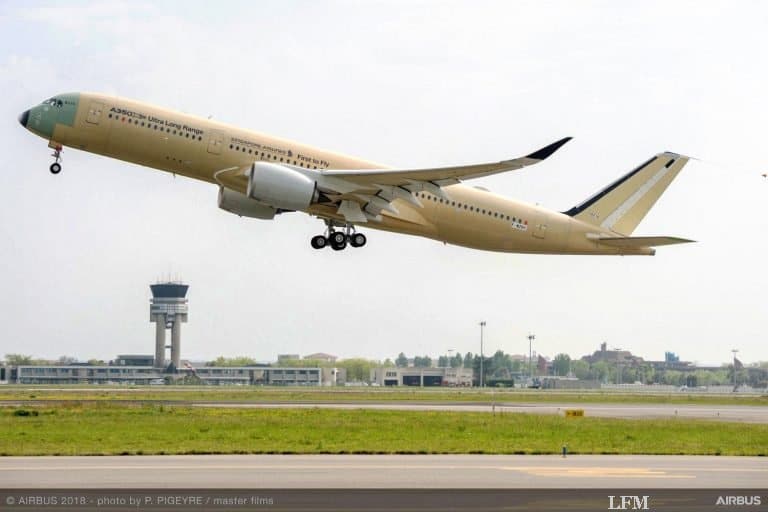 Erstflug für A350 ULR – 20 Stunden Flug und mehr