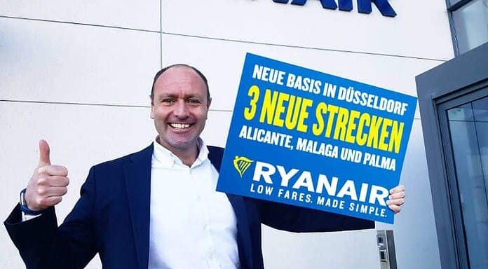 Ryanair: Basis in Düsseldorf für Alicante und Malaga