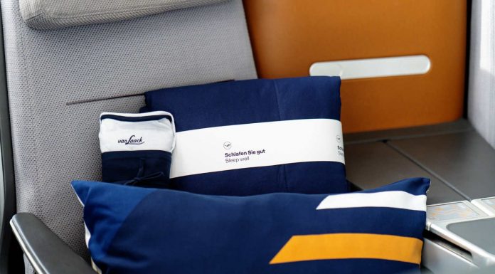 Business Class bei Lufthansa: gemütliches Schlafen