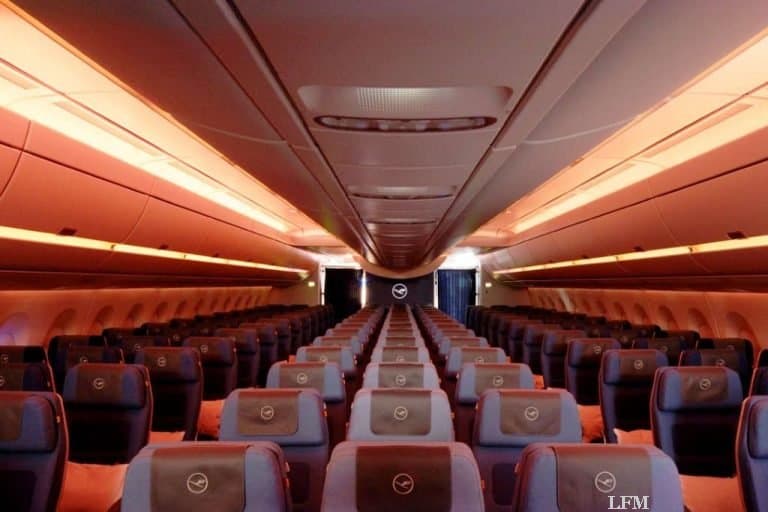 Beleuchtung im Airbus A350 erhält Lichtdesign-Preis