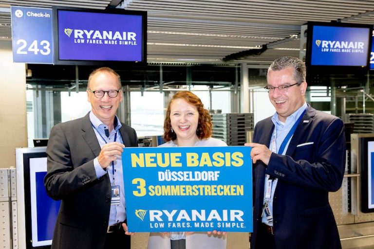 Ryanair-Boeing bringt neue Ziele nach Düsseldorf