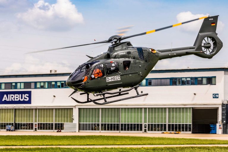 H135 bei Bundeswehr in Bückeburg komplett
