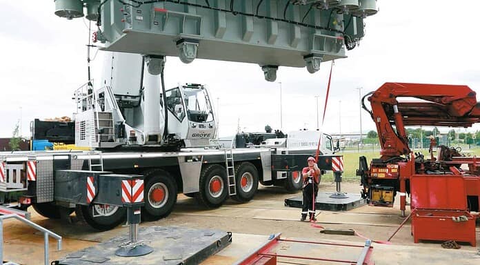 Schwergewicht für Stromversorgung von CargoCity Süd