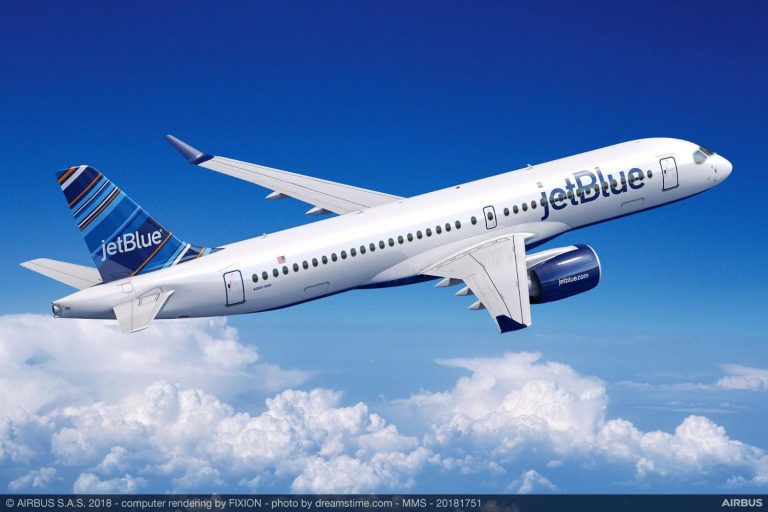 Airbus mit moderner Technik auf der Farnborough Air Show