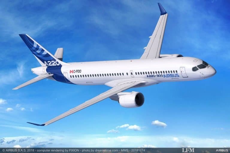 Start-up baut Flotte mit 60 A220-300 auf