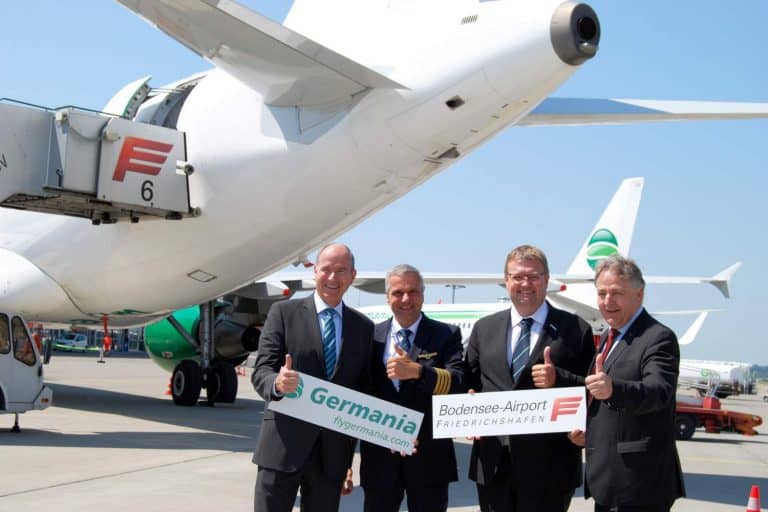 Germania: Neues Flugzeug und mehr Ziele ab FDH