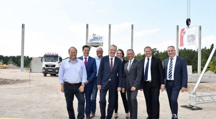MTU Ludwigsfelde legt Fundament für Logistikzentrum