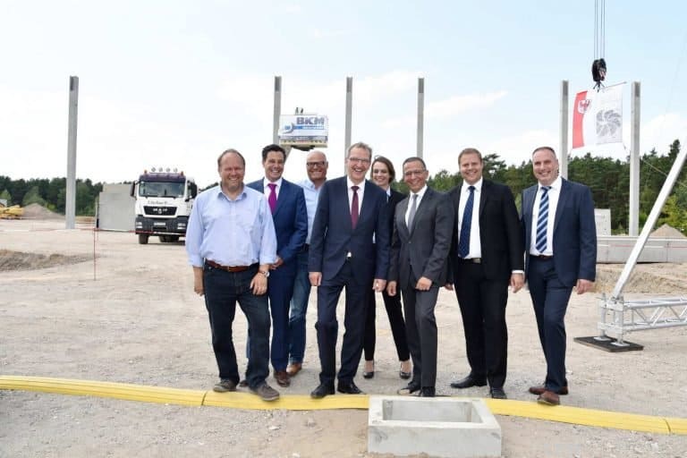 MTU Ludwigsfelde legt Fundament für Logistikzentrum