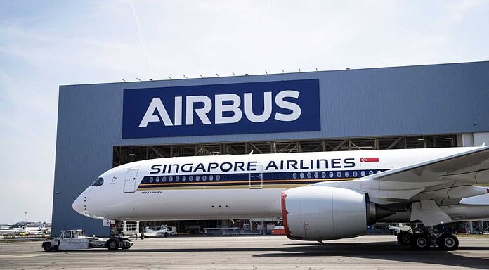 Airbus A350 Ultra Long Range in Farben ihrer Airline