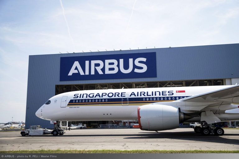 Airbus A350 Ultra Long Range in Farben ihrer Airline