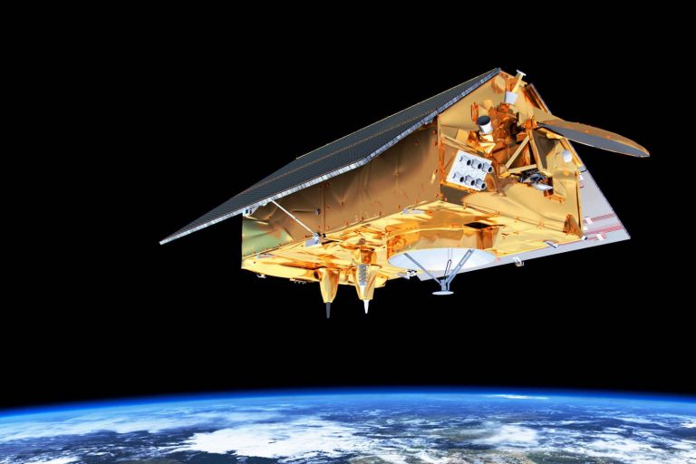 Sentinel-6A in kritischer Bauphase