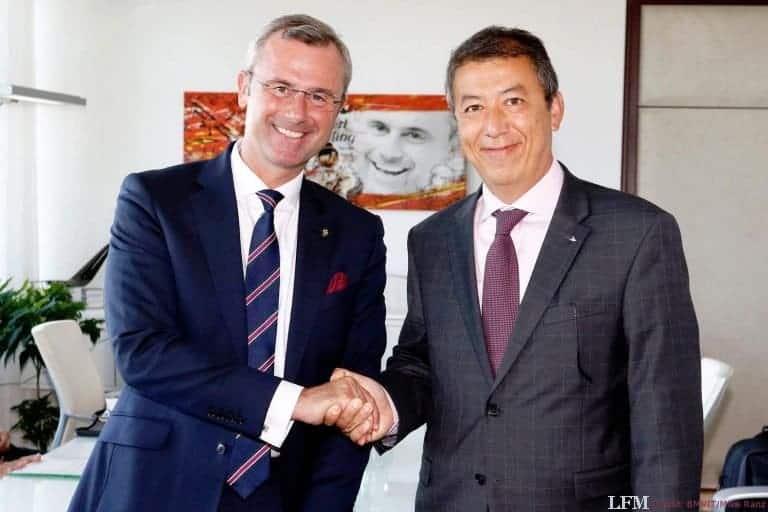 EASA Exekutiv-Direktor Patrick Ky bei Norbert Hofer