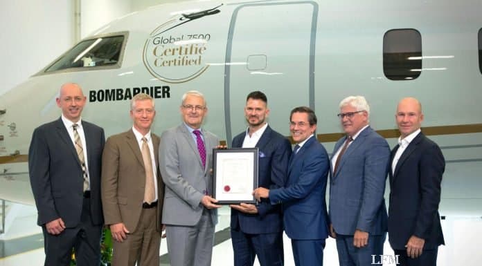 Bombardier Global 7500 mit Musterzulassung