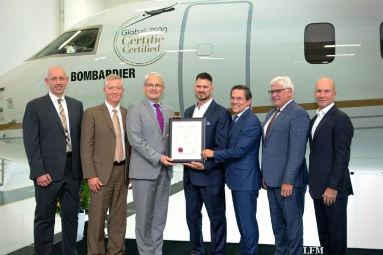 Bombardier Global 7500 mit Musterzulassung