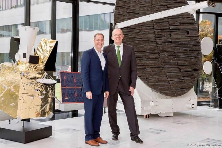 NASA-Direktor Bridenstine in OHB-Zentrale in Bremen