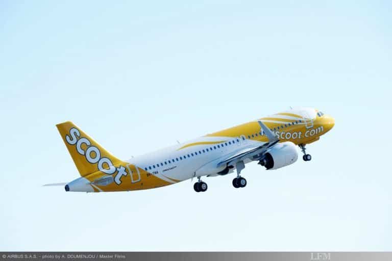 A320neo erstmals an Scoot geliefert