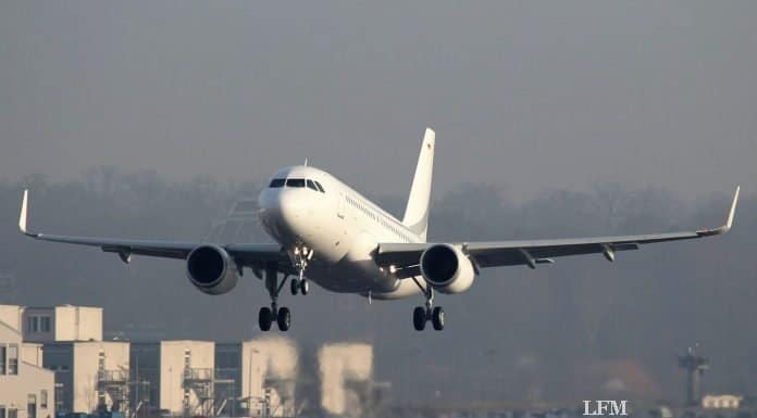 Airbus Businessjet ACJ319 auf der NAA in Orlando