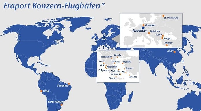 Fraport im September mit 6,6 Mio. Passagieren