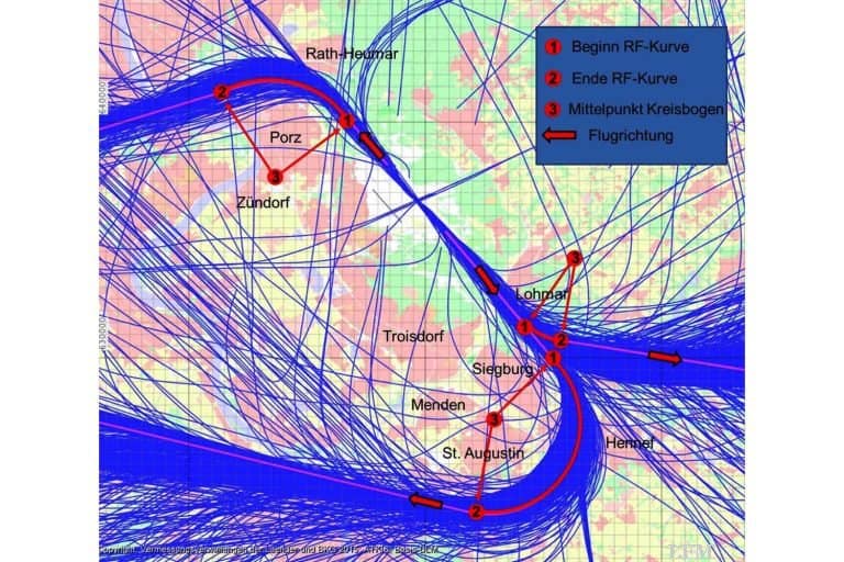 RNP für Köln/Bonn: Leiserer Anflug von Flugzeugen