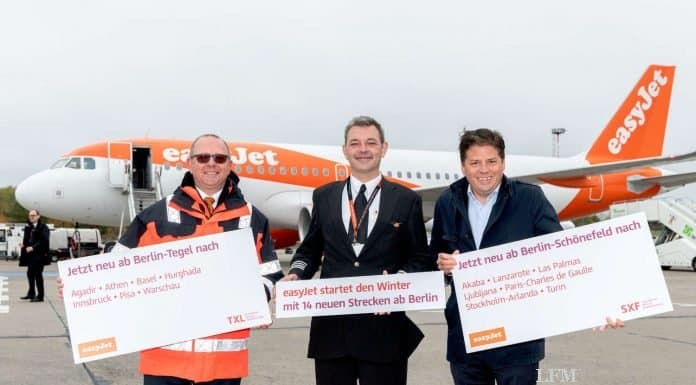 easyJet offeriert immer mehr Ziele ab Berlin