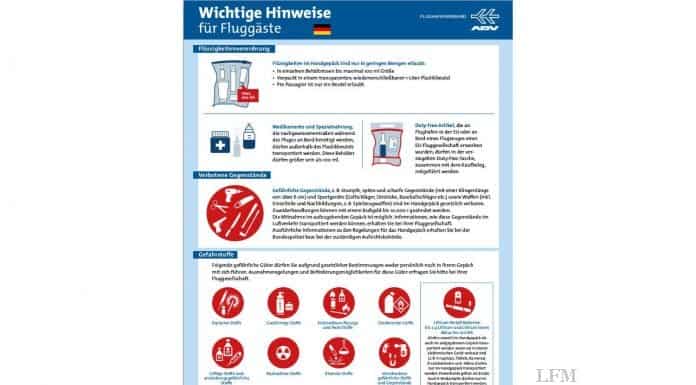 Was muss ich beim Fliegen beachten? – ADV