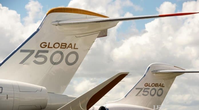 Bombardier Global 7500 mit Musterzulassung der FAA