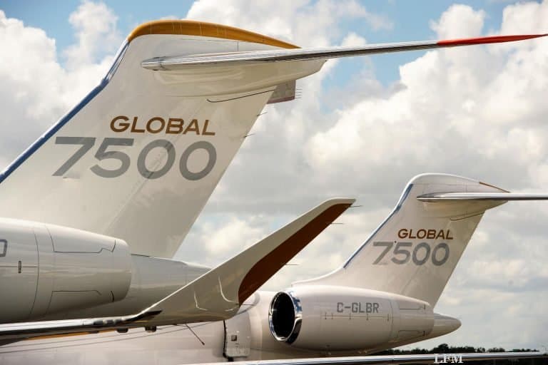 Bombardier Global 7500 mit Musterzulassung der FAA