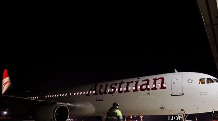 Austrian Airlines brandet A321 mit neuem Logo
