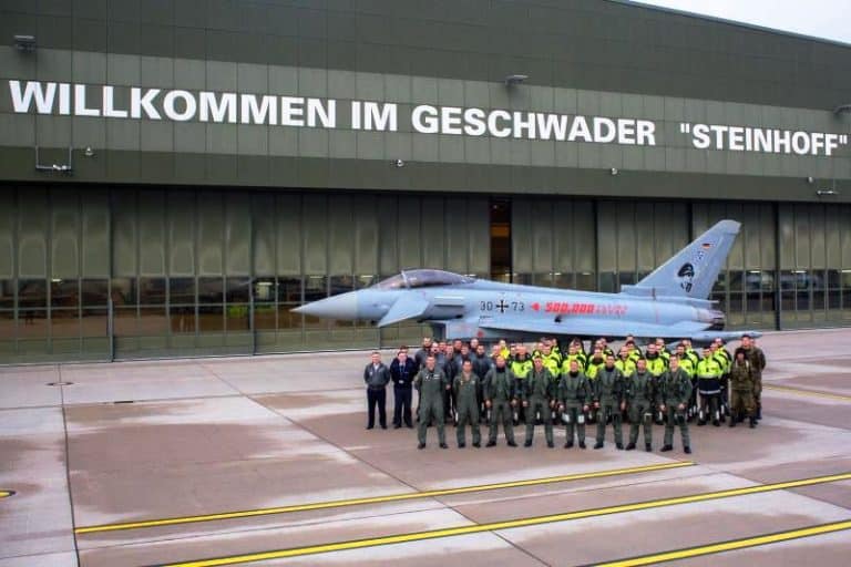 Eurofighter Typhoon erreichen 500.000 Flugstunden