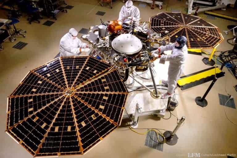 Maulwurf für den Mars bereit zur Landung