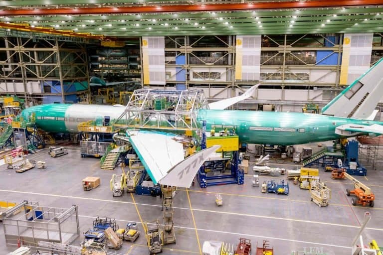 Boeing 777X fürs erste Fliegen kommt in Form