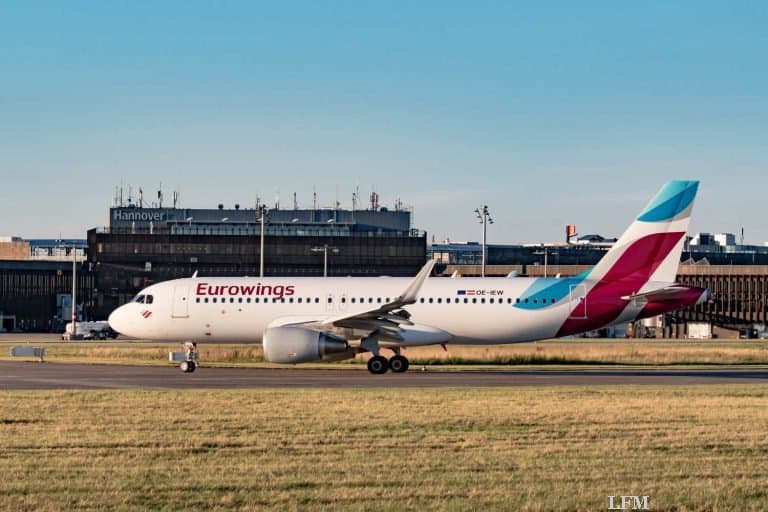 Flug bei Eurowings derzeit mit Sparpreis