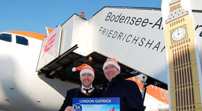 easyJet läutet London-Verbindung am Bodensee ein