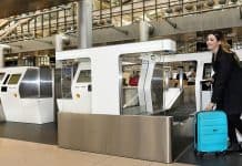 Eurowings in Hamburg mit vollautomatisierter Gepäckaufgabe