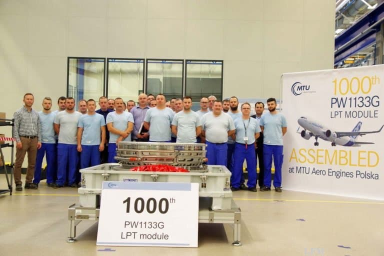 MTU in Polen feiert 1.000. Triebwerk