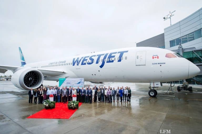 Westjet empfängt ersten Dreamliner – Dublin als Ziel
