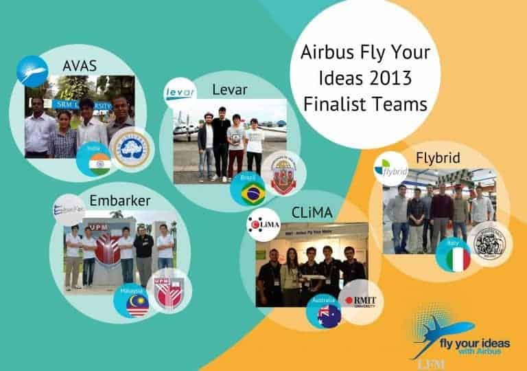 Airbus-Wettbewerb „Fly Your Ideas“ in der Endrunde