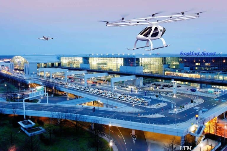 Volocopter und Fraport forcieren Urban Aerial Mobility