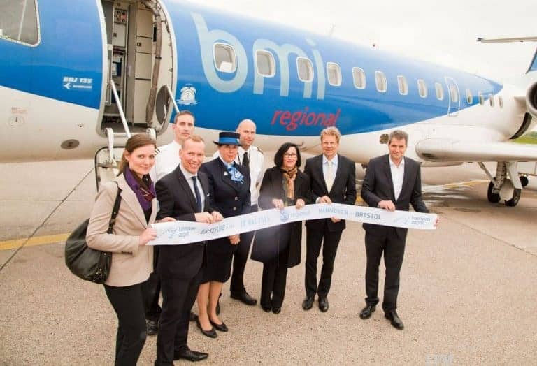 Bristol neue Direktverbindung ab Hannover mit bmi regional