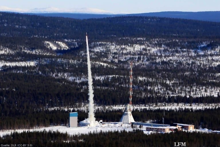 Rexus 25 startete Experimente samt Atmosphärengleiter