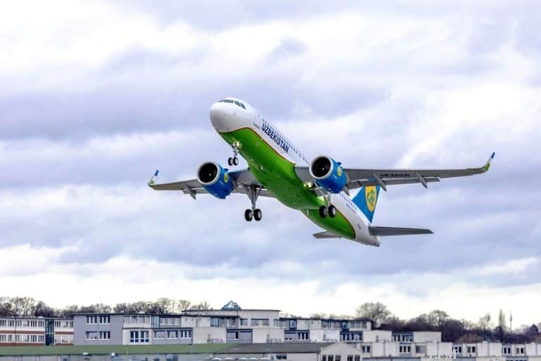 A320neo fliegt jetzt für Usbekistan