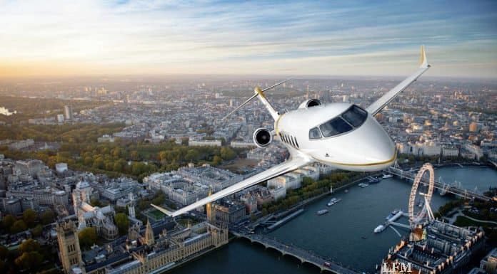 Bombardier Challenger 350 in Belgien