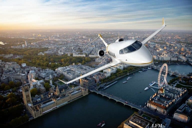 Bombardier Challenger 350 in Belgien