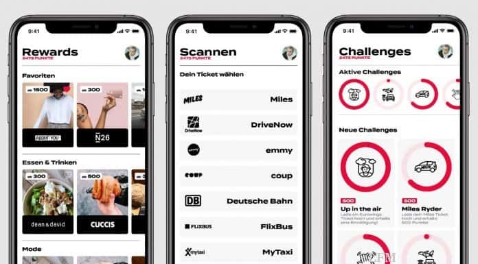 Bonus-App fürs Unterwegssein RYDES