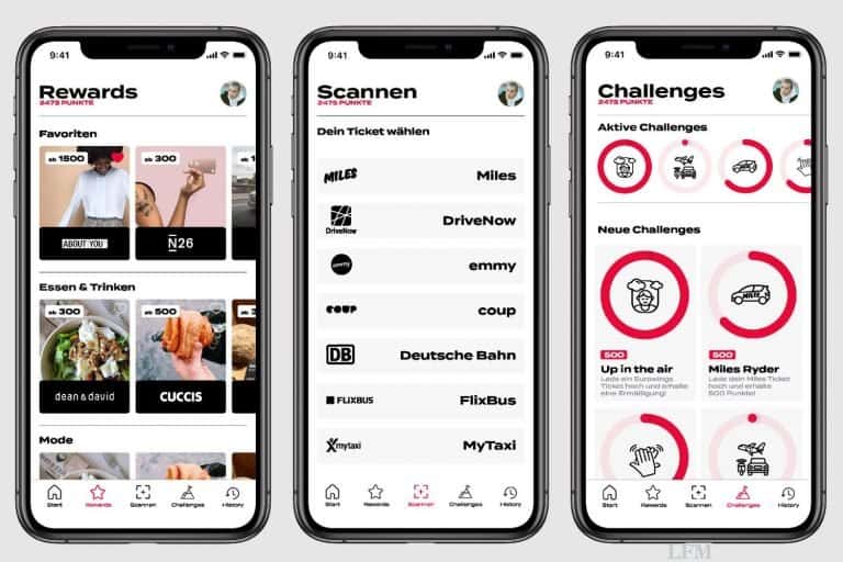 Bonus-App fürs Unterwegssein RYDES