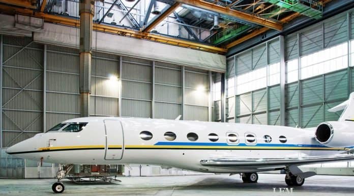 Gulfstream G650 in Bayern in neuem Glanz
