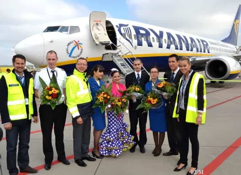 Erstflug Ryanairs vom FMO nach Malaga abgehoben