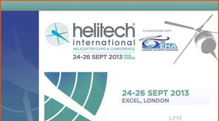 Heli Aviation auf der Helitech in London