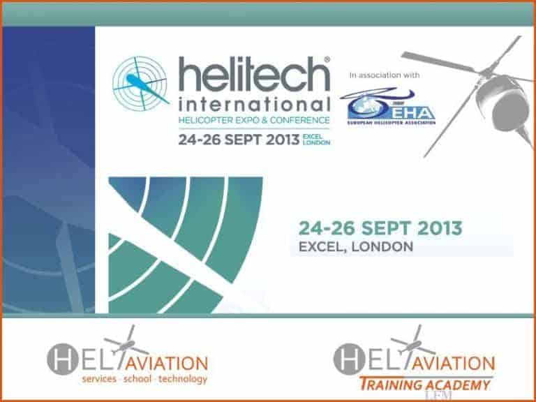 Heli Aviation auf der Helitech in London